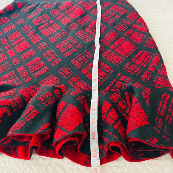 NINA LEONARD Red Dress Round Neck 1/2 sleeve Large - Picture 10 of 12